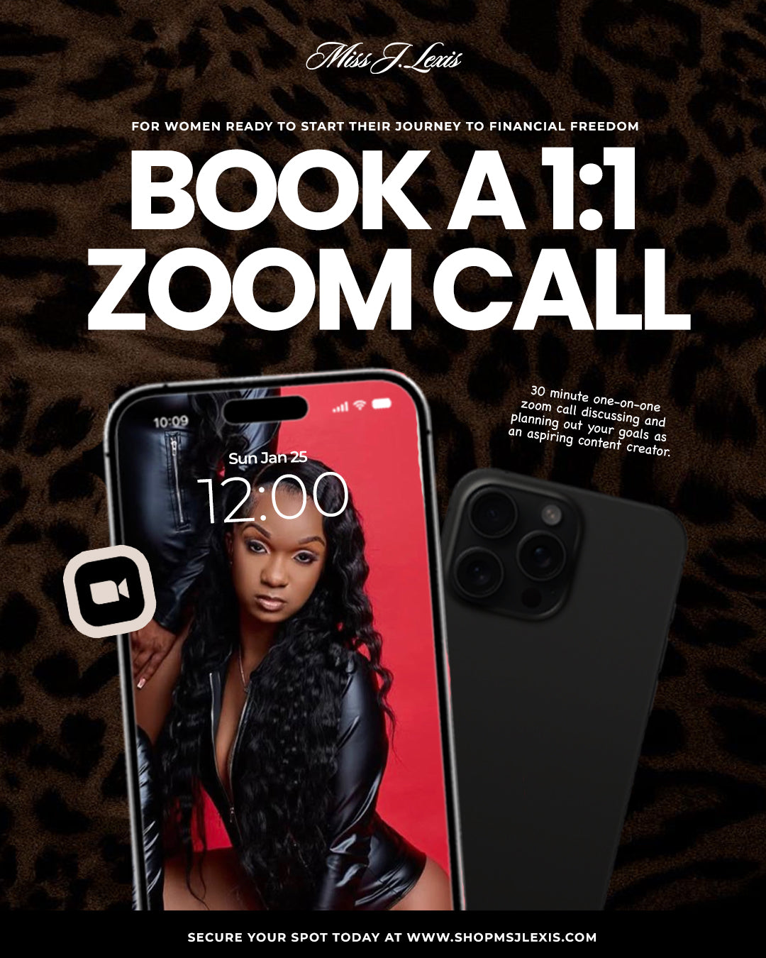 1:1 Zoom Call for Aspiring Creators