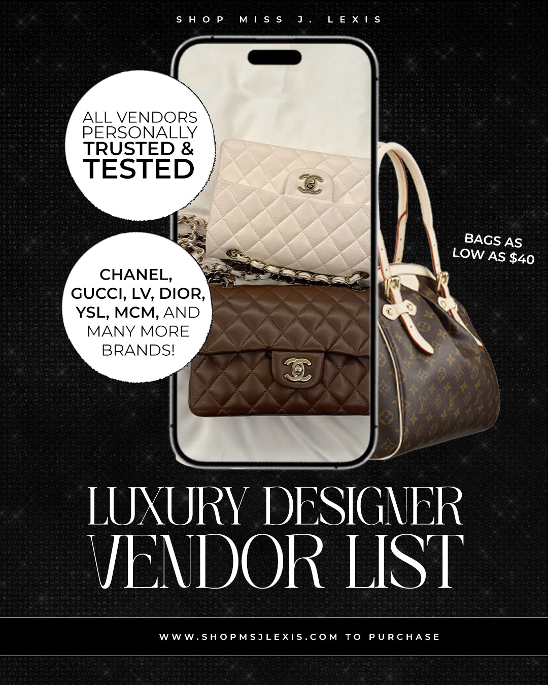 Luxury Designer Vendor List